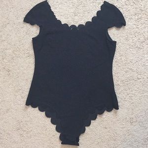 Black crop top